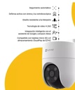 EZVIZ CS-H8C CAMARA IP PTZ WIFI FULL HD 1080P 2 MPX MIC AUDIO COLOR VU GIRATORIA