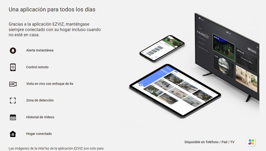 EZVIZ H6C-R105-1L2WF H6C PRO 2MPX COLOR VU WIFI INTERIOR MOVIMIENTO