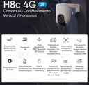 EZVIZ H8C 3MPX 4G R200-1K3KFL4GA WIFI + NANO SIM 4G PTZ MOVIMIENTO COLOR VU