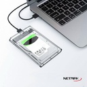 Netmak Nm-Case-Tr Carry Disk USB 3.0 Transparente Para Discos 2.5"Hdd/Ssd