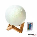 Netmak Nm-Moon Lampara Luna 3D 12 Cm