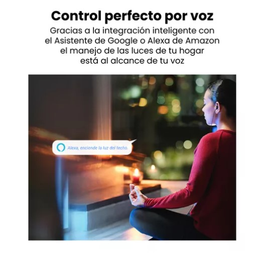 Ezviz CS-T35-R100-W Sensor Rele Interruptor Wifi Inteligente Control de Voz