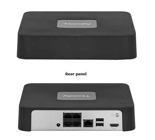 Tiandy TC-R3104 P4 NVR 4 POE Ports 5Mpx