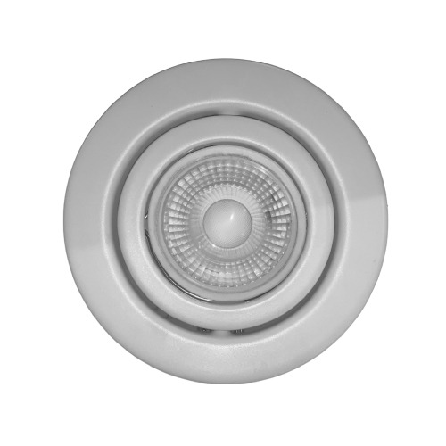 Sixelectric Spot Embutir Movil Para Dicroica Redondo Blanco 10Cm