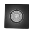 Sixelectric Spot Embutir Movil Para Dicroica Cuadrado Negro 10Cm (Zocalo y Lámpara No Incluidas) 