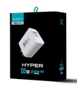 Xaea Cargador celular 220w modx-516 Hyper 5.4A Usb + tipo c Carga rapida 5v 9v