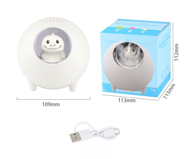 Parlante 2" Kids Animalitos Bluetooth 5.0 con Luz Varios Colores