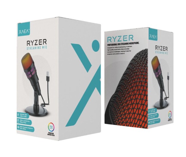 Xaea Microfono USB Ryzer Stream Gaming