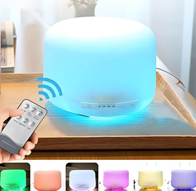 Xaea Humidificador RGB 500ml , control remoto MODV-0009 - VARIOS - BASE MADERA