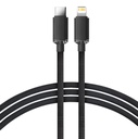 Xaea Athenea Cable Usb Tipo C A Lightning Beige/Negro Ultra Fast 5 Núcleos 1Mt 