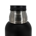 Termo Clásico 1 Litro Acero Antideslizante Color Blanco O Negro 