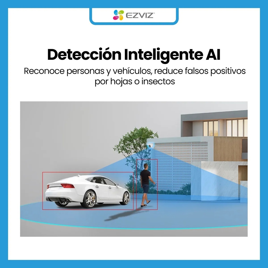 Ezviz cs-h4-h201-1h3wkfl 2.8mm domo 2k wifi exterior