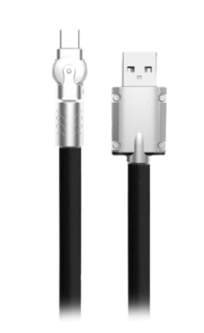 Netmak Nm-124 Cable USB a Usb-C con punta giratoria