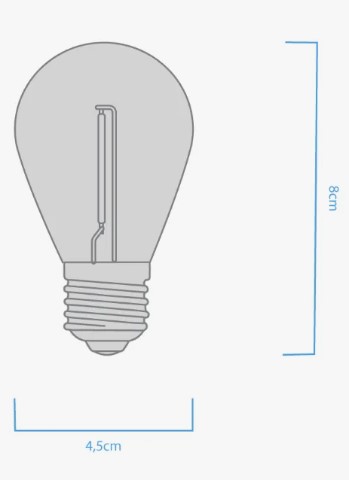 Macroled MCLDGG1 Lampara Deco Golden Gota 1w