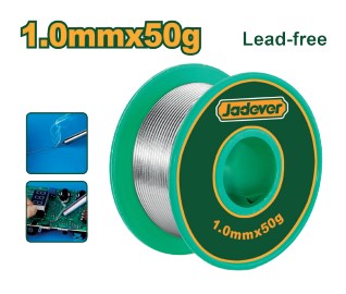 Jadever Alambre de estaño sin plomo 1,0 mm JDHXS1310