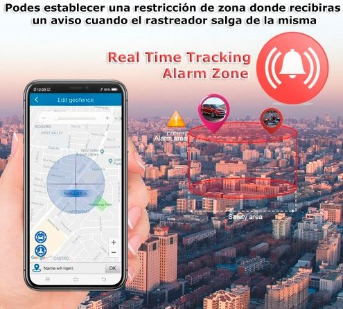 Mini GPS Rastreador 4G M2m a bateria con Relay de Bloqueador Corte de Combustible Para autos y Motos App para Android y Iphone