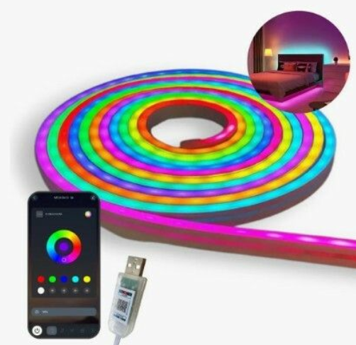LUZ NEON FLEXIBLE 3 MTS MODV-00DP – VARIOS usb 5v -ILULED8900DP03J