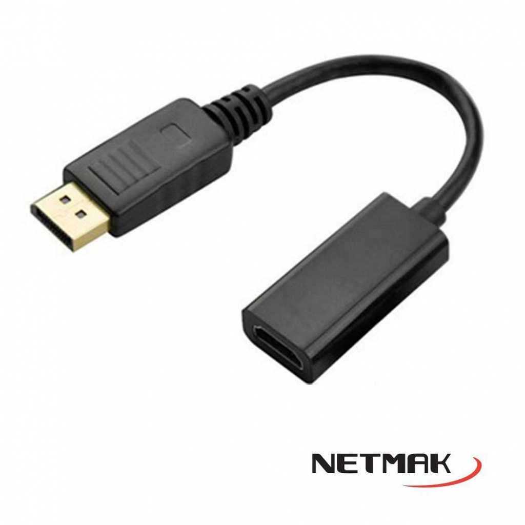 Netmak Nm-C102 Conversor Displayport M A Hdmi H Full Hd