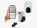 Combo X 2 - Cámara Ezviz H8C Full Hd 3 Mpx Color Vu I.A + Micro Sd 64Gb