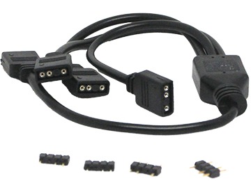 Cable Entensión Splitter Argb 5V 1 3 Pines A 3 3 Pines 30Cm Tp-19607