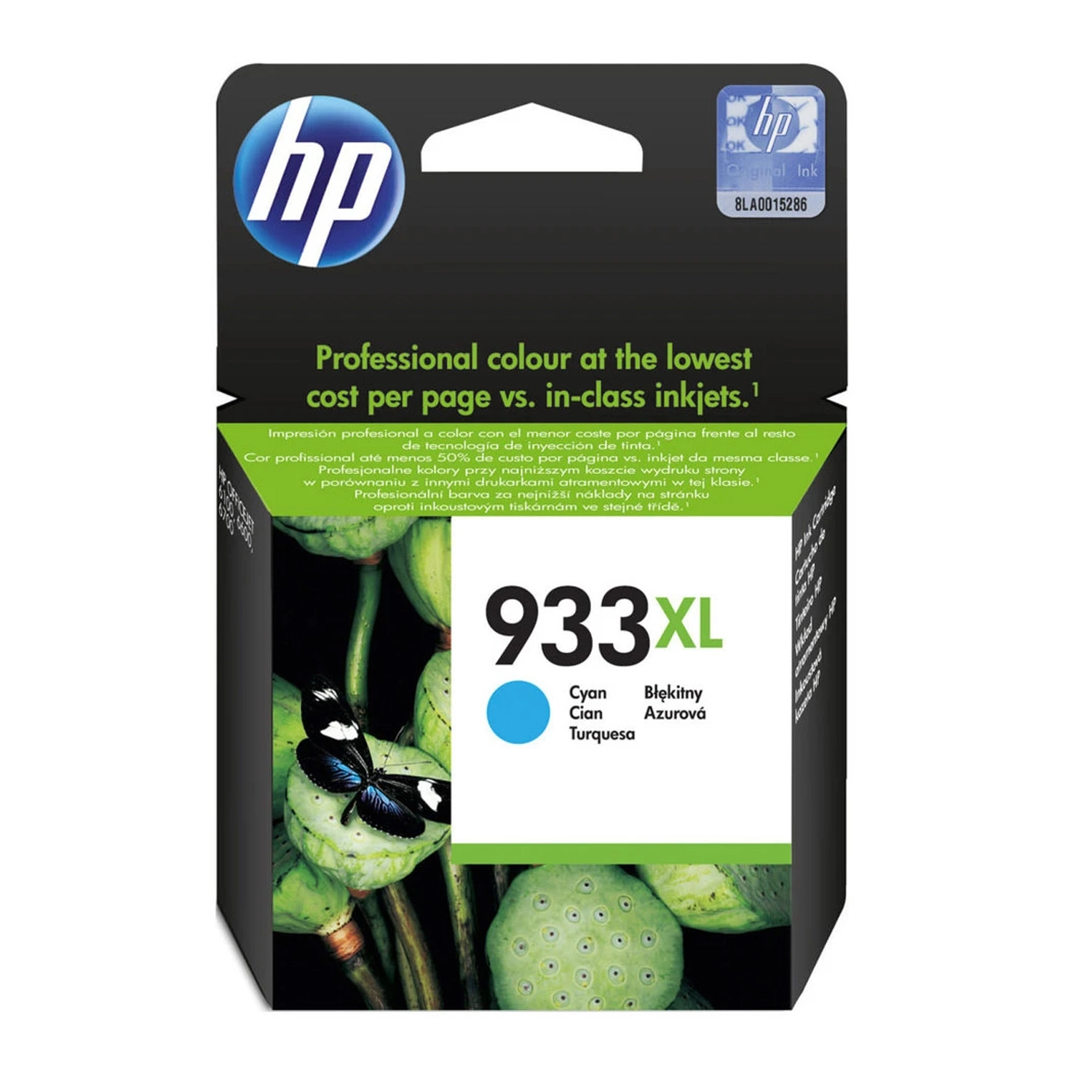 Cartucho De Tinta Hp 933Xl Cian