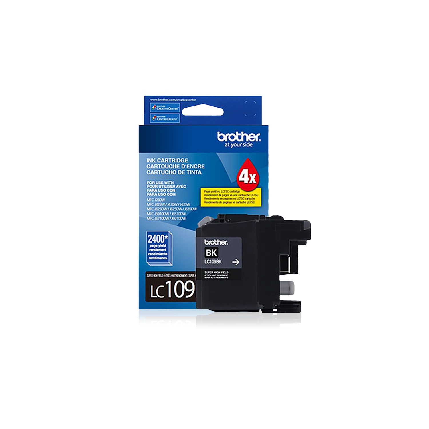 Cartucho De Tinta Lc-109Bk Negro