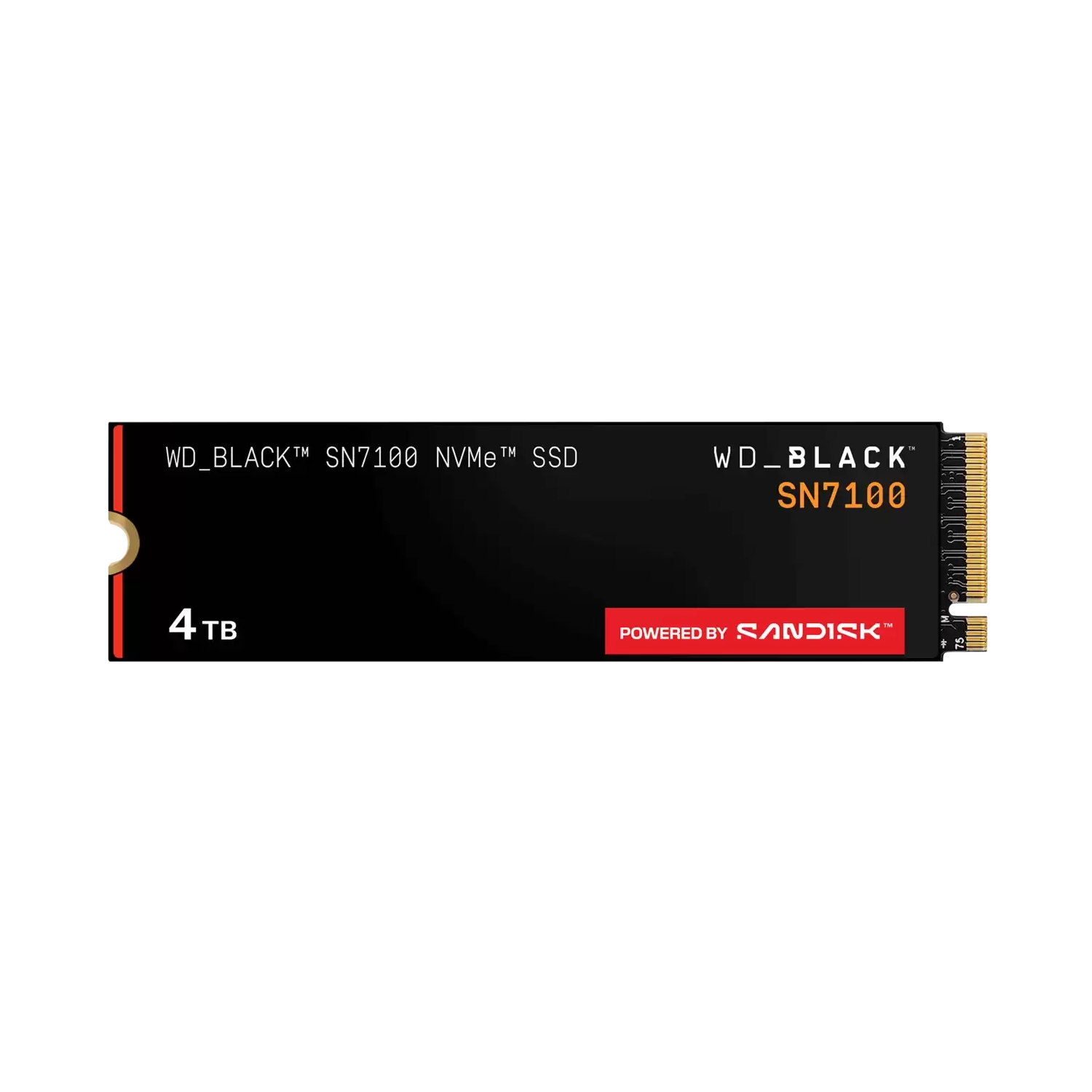 Disco Interno Ssd Wd Black Sn7100 4Tb M.2 2280 Nvme Pcie 4.0 7000Mb/S