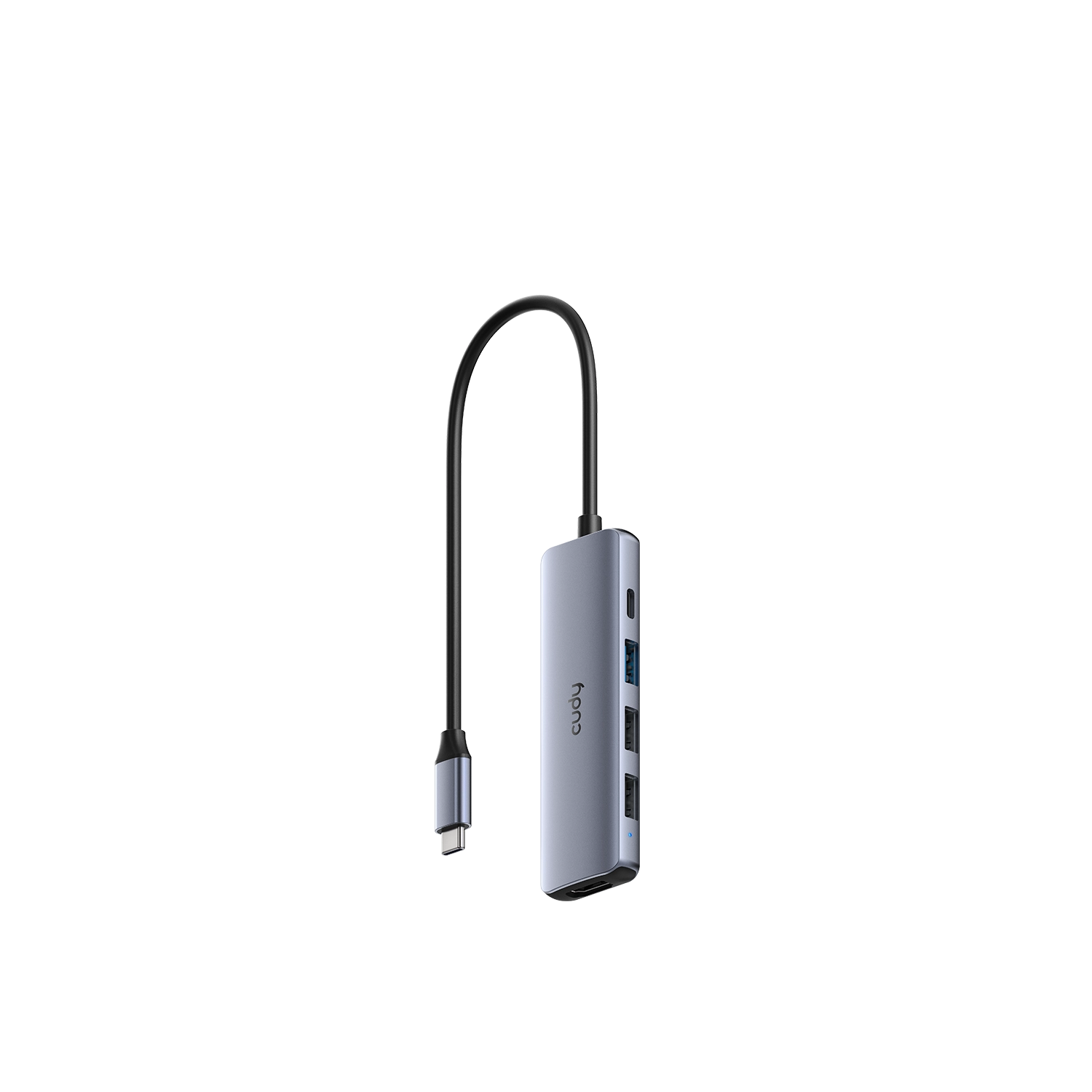 Hub Cudy 5 En 1 Usb-C