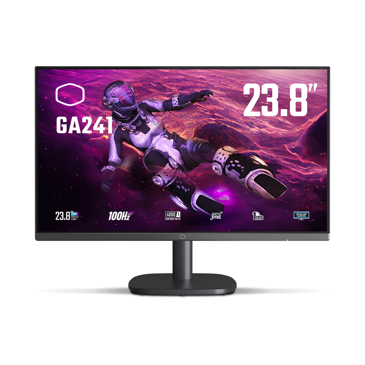 Monitor Cooler Master Ga241 23.8" Fhd (1920 X 1080) Vga   Hdmi 100Hz 1Ms