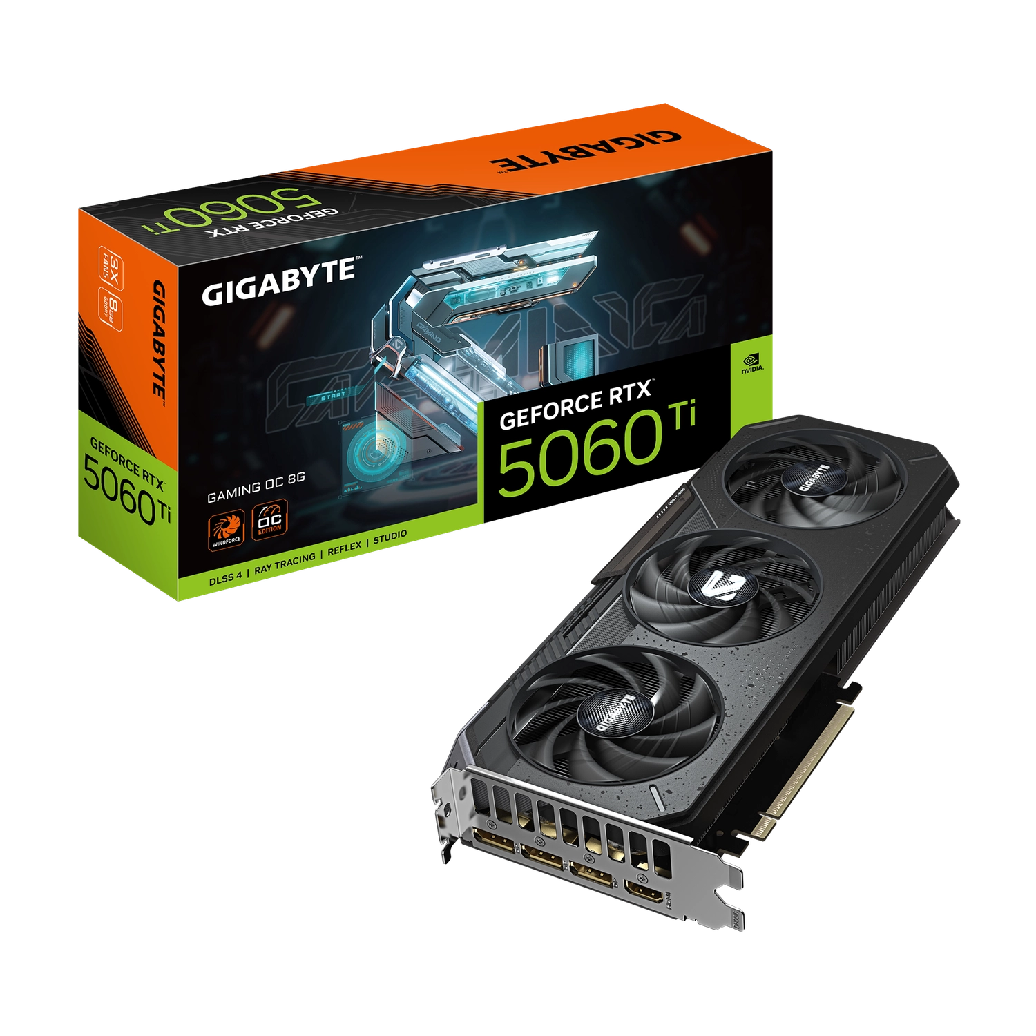 Placa De Video Gigabyte Geforce Rtx 5060 Ti Gaming Oc 8G