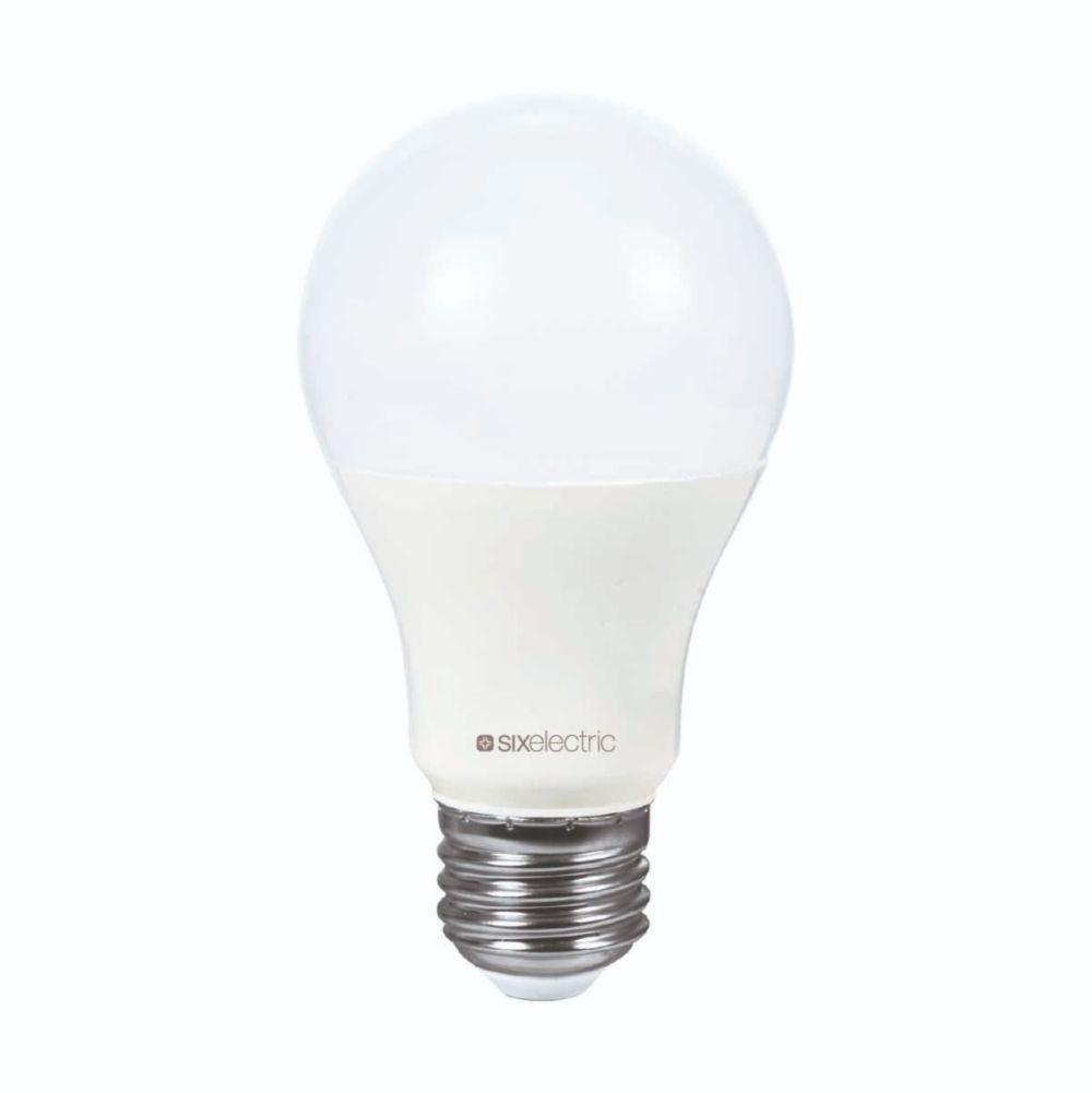 Sixelectric Lámpara Led Bulbo A60 14W E27 3000K Blanco Calido