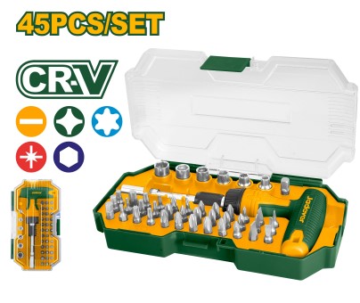 Jadever Set Destornillador Multiple Cricket 45En1 Crv Jdss8B45
