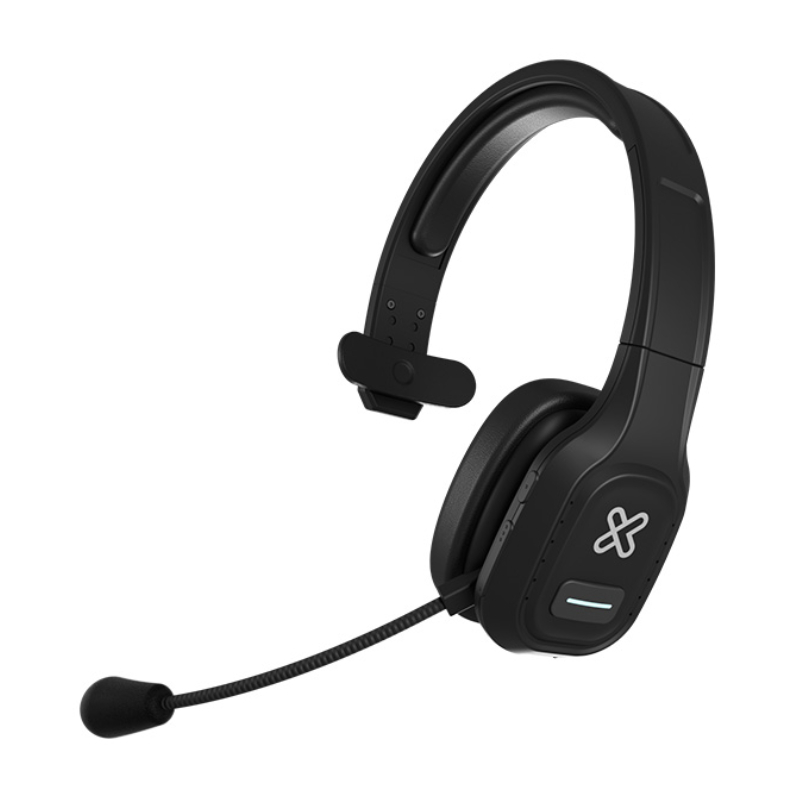 Headset Klipxtreme Voxcom C Vol-Mic Monoaural Wireless Aislamiento De Ruido (Kch-750)