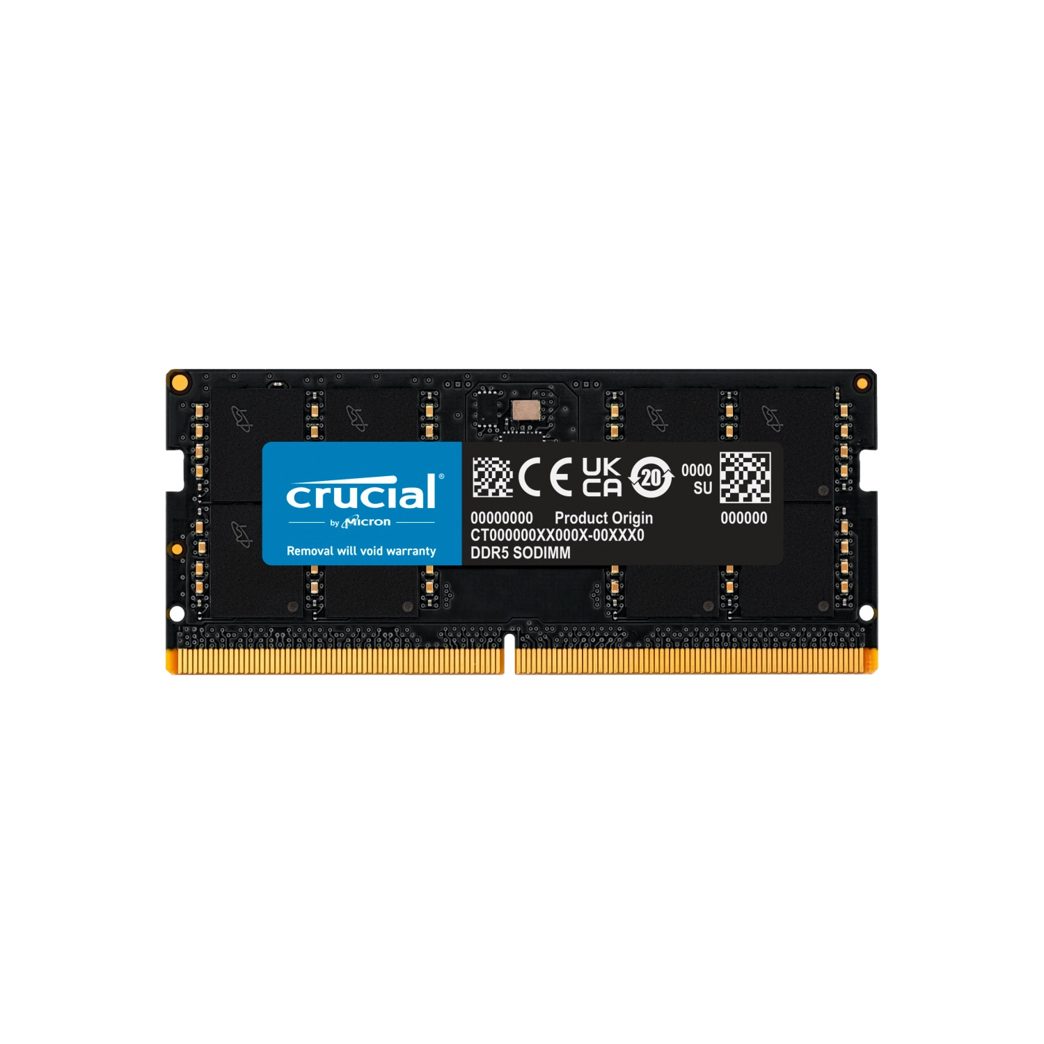 Memoria Crucial Sodimm 48Gb Ddr5-5600 Cl46 (16Gbit