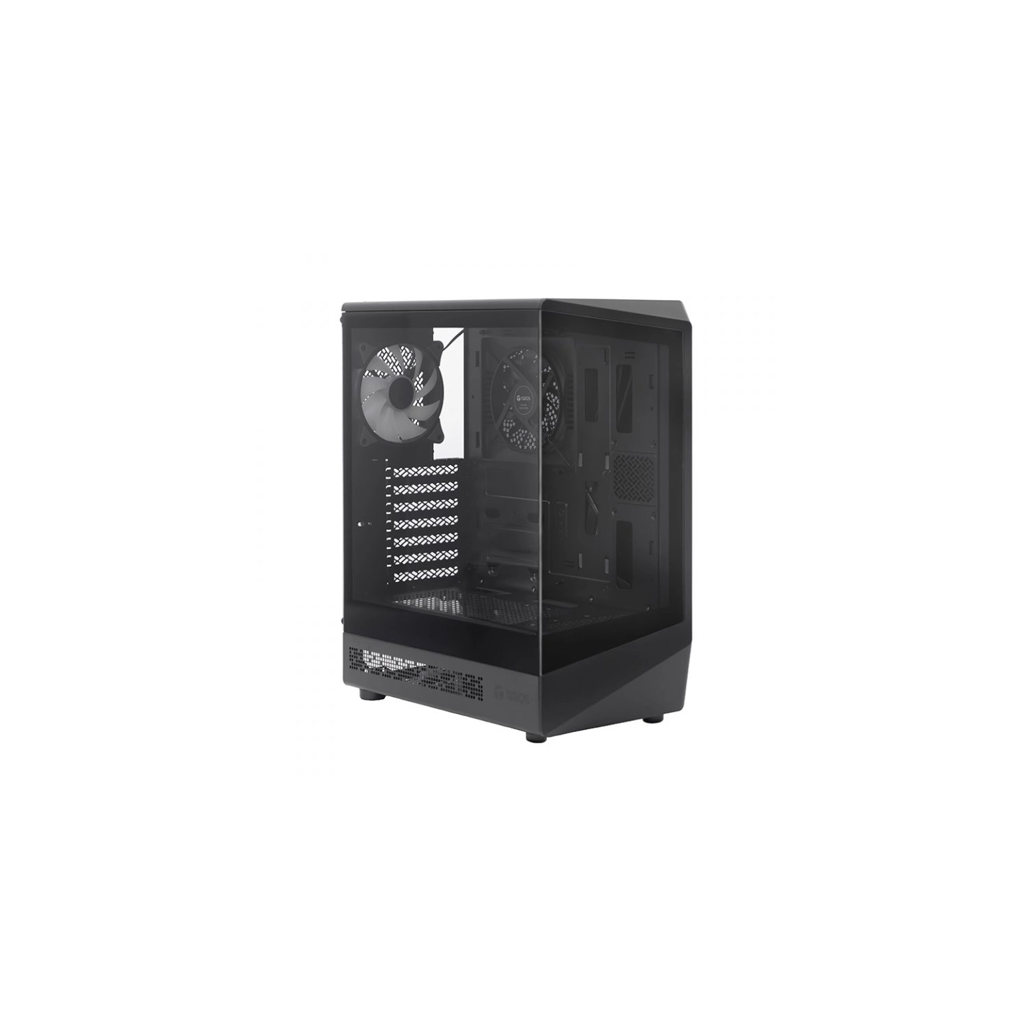Gabinete Teros Te-1321G Gaming Mid Tower Tempered Glass X3 Fans Argb S/ Fuente