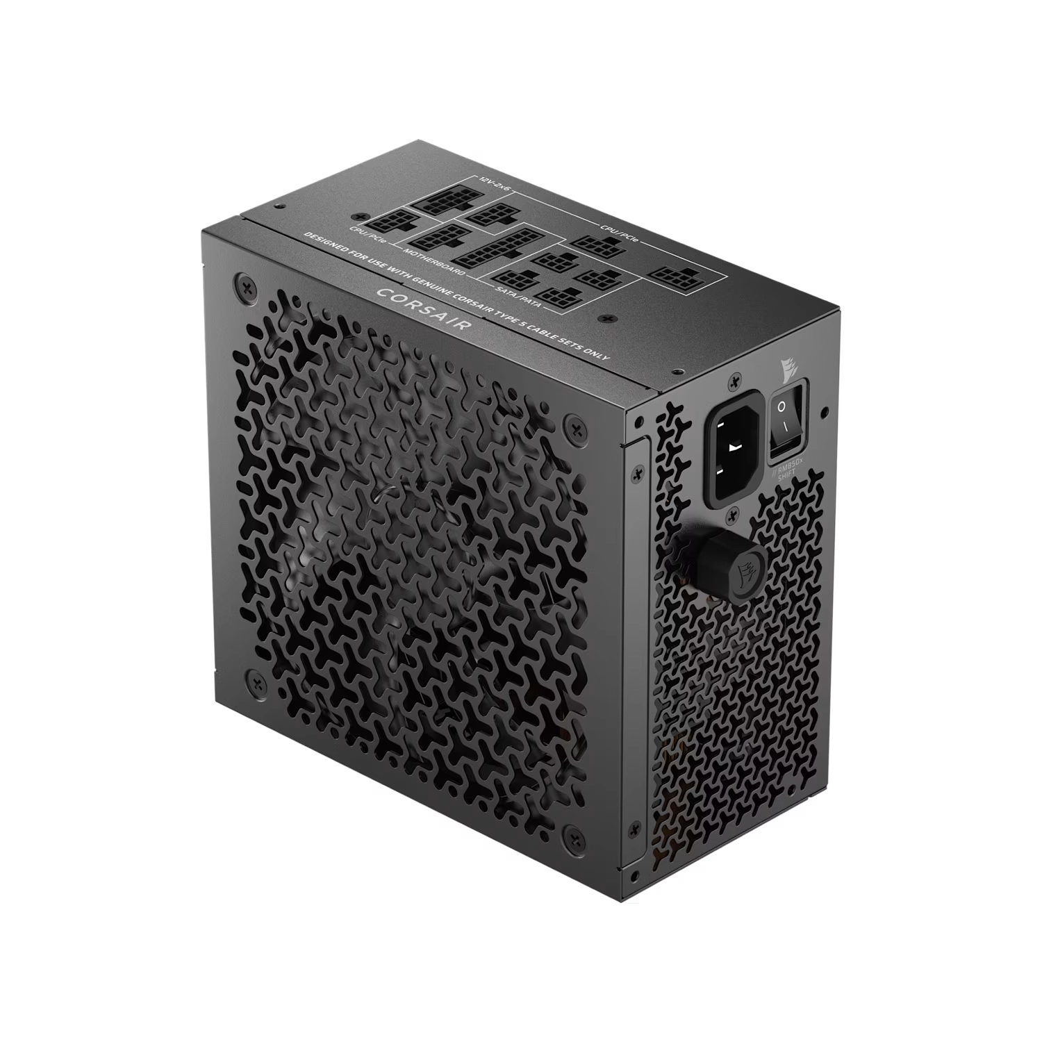 Fuente Corsair Rm850X Shift 850W Atx 3.1 Pcie 5.1 Full Modular Conexión Lateral
