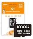 Imou Tarjeta De Memoria  Microsd Sdhc S1 C10 Interior 64gb
