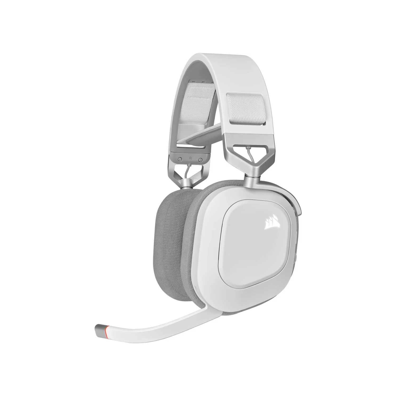 Auriculares Gaming Corsair Hs80 Rgb Wireless Con Audio Espacial - Blanco