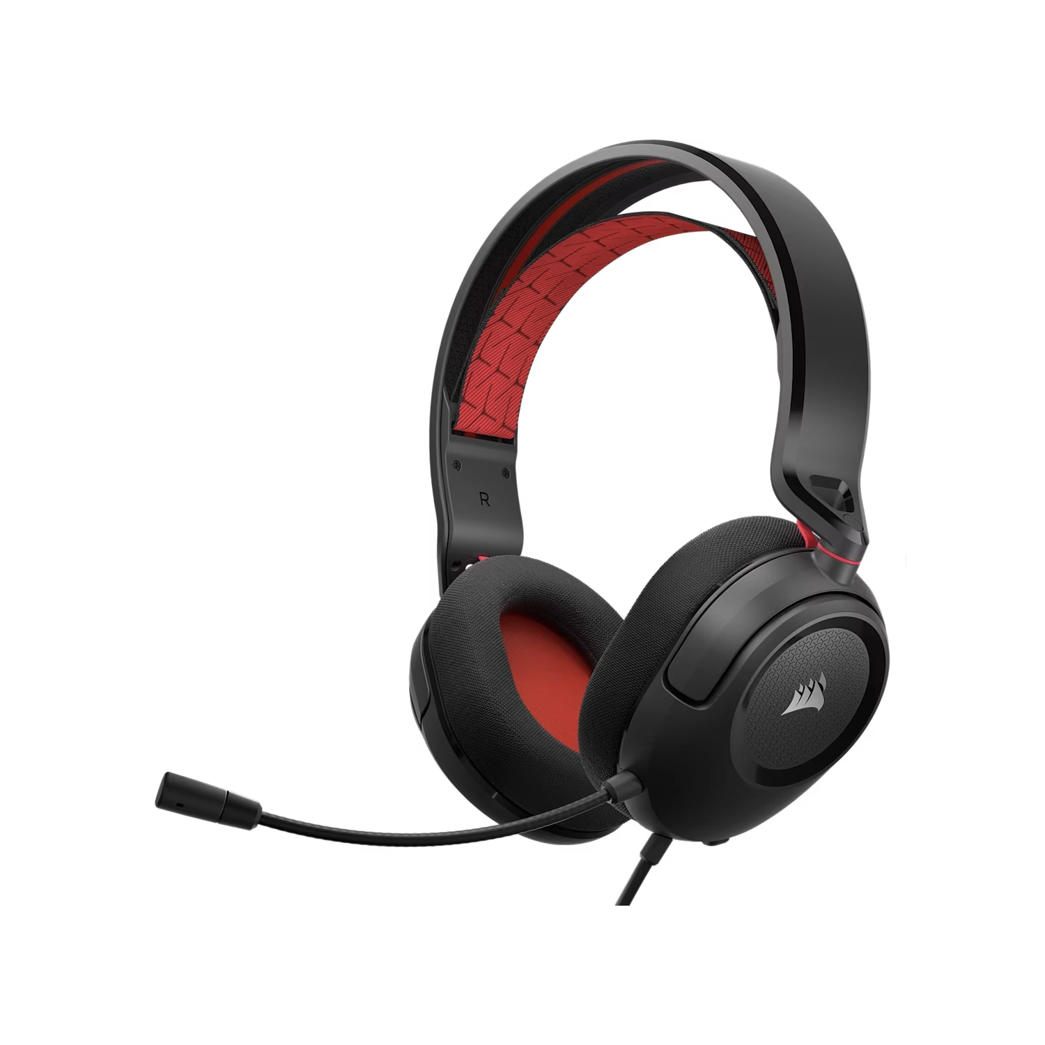 Auriculares Gaming Cable Corsair Hs35 V2 Multiplataforma, Rojo
