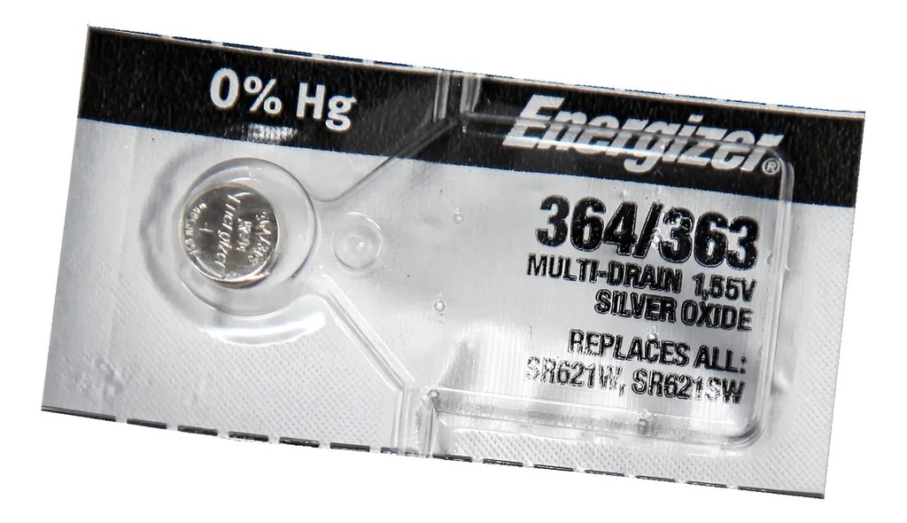 Energizer Ene364 Pila Oxido Plata 1.55V 364/363 Blister X 1 U