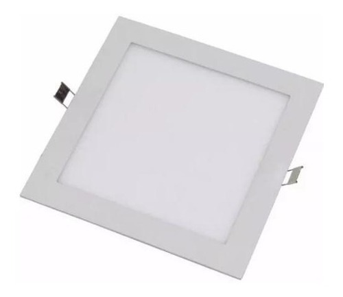 Leymar - Plafon Panel Led Cuadrado Embutir 18W 6000K Frio 22,5 Cm