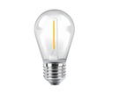 Macroled Bfs14-1Ww Bulbo S14 Filamento 1W E27 Deco Gota Guirnalda Calido 3000K