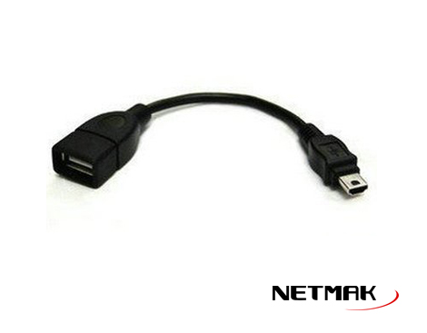 Nm-C75 Netmak Adaptador Usb (H) A Mini Usb 5P (M) Otg