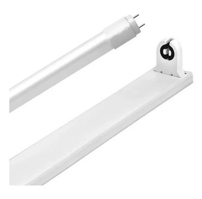 Sixelectric Plafon Liston Para Tubo Led 120 Cm Simple - Portatubo