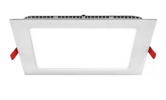 Novoled Nov-Pec12F Plafon Panel De Embutir Cuadrado 12W Blanco Frio 6500K 