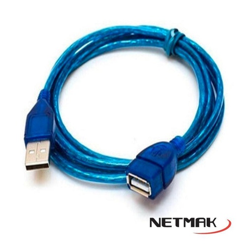 [10285] Netmak Nm-C09 1.8 Cable Alargue Extensor Usb 2.0 1.8 Mts