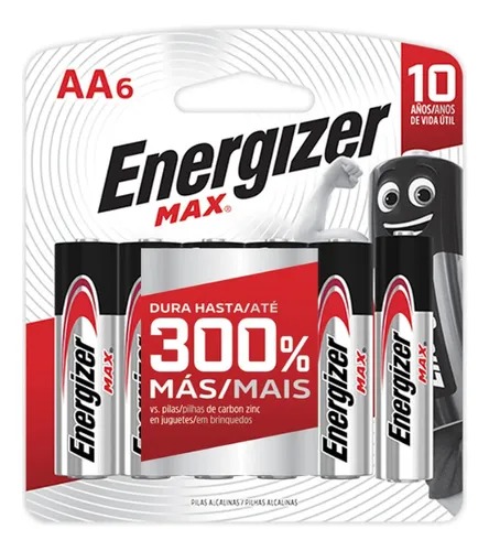 [10395] Energizer Pila Alcalina Aa Blister X 6 Unidades Eneaa6 