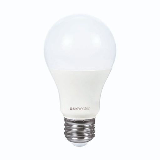 [10739] Sixelectric Lámpara Led Bulbo A60 11W E27 6000K Blanco Frío
