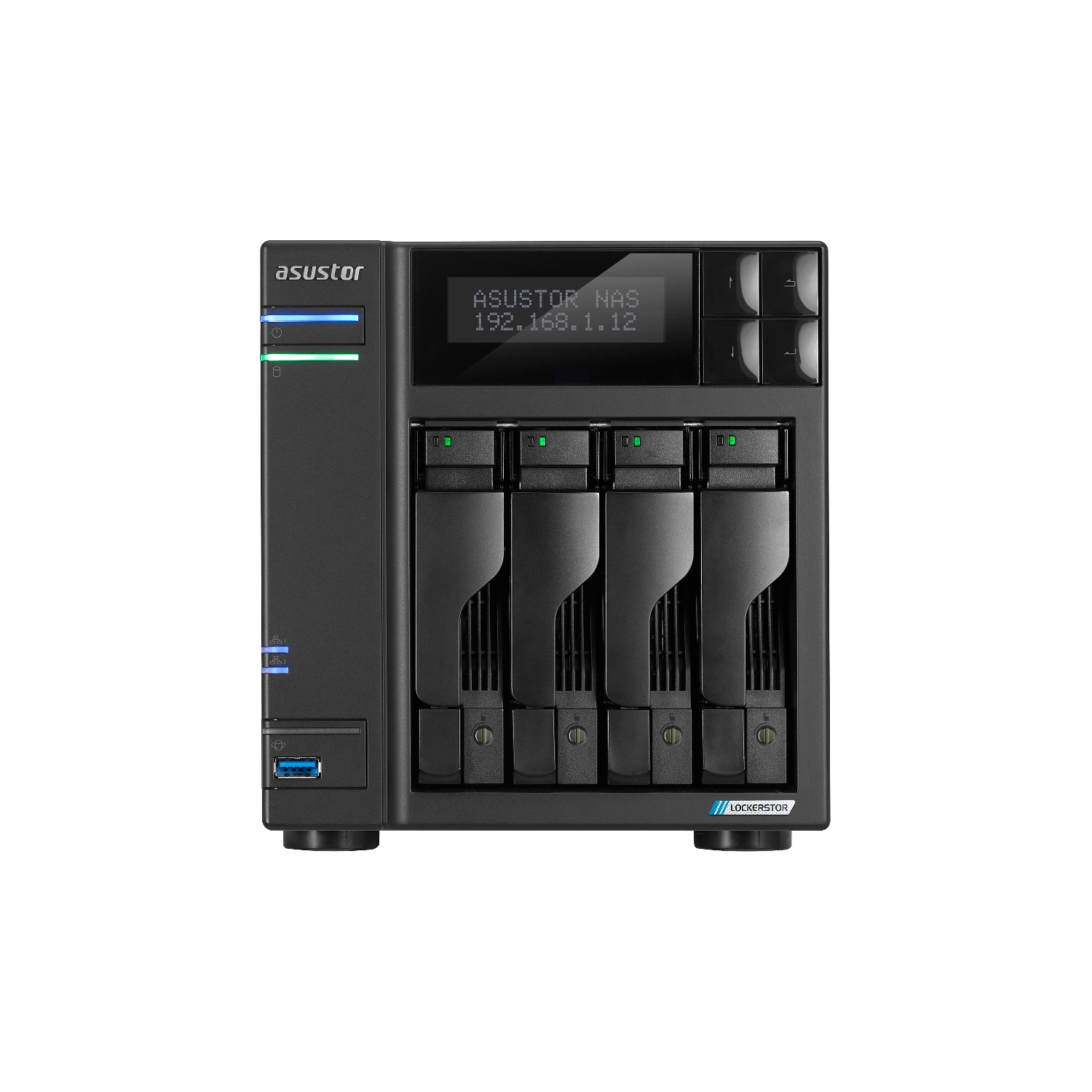 [ASUNAS6804T] Asustor Nas Tower Lockerstor 4 Gen 3 As6804T 4X3.5/2.5