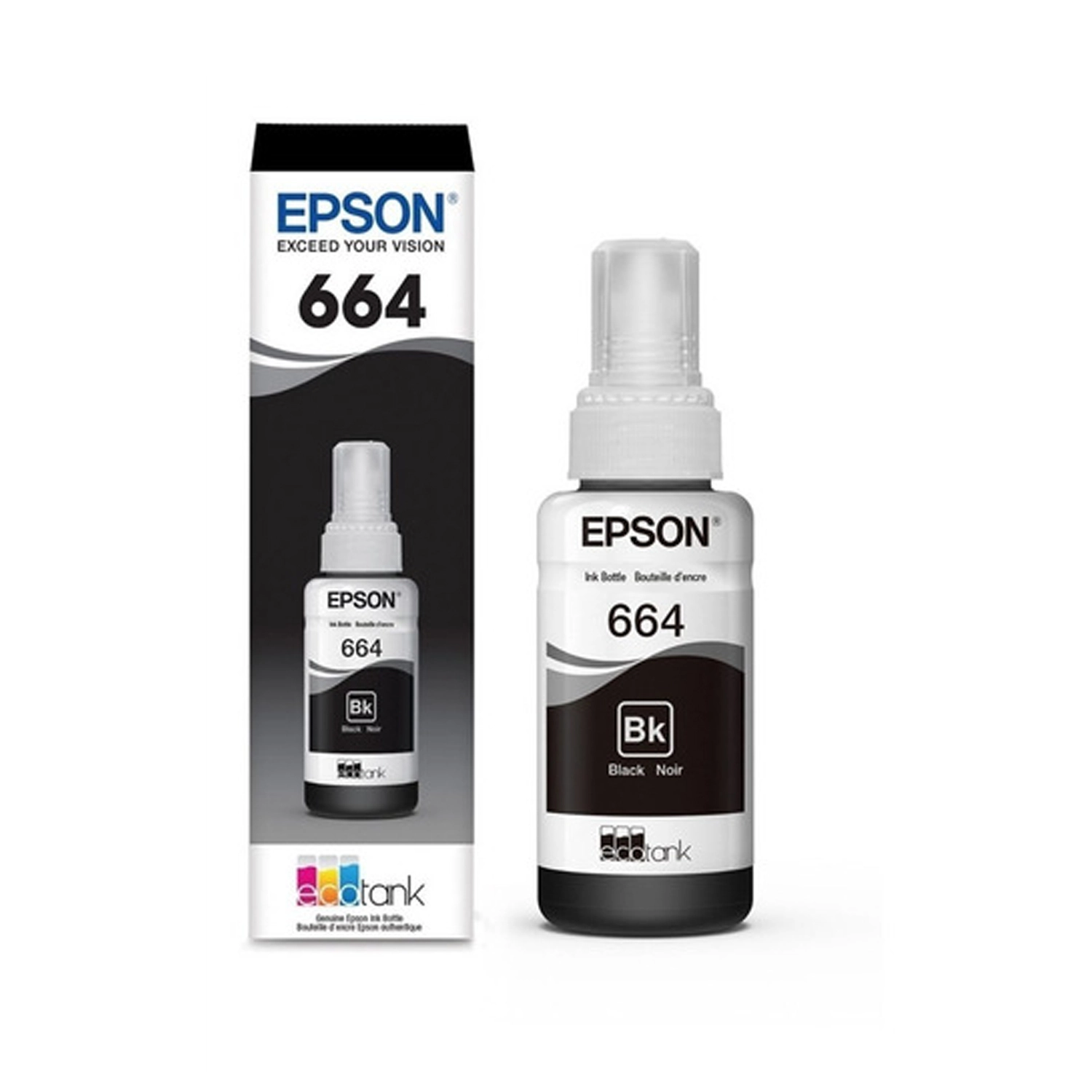 [EPST664120-AL] Botella De Tinta Epson 664 Negro